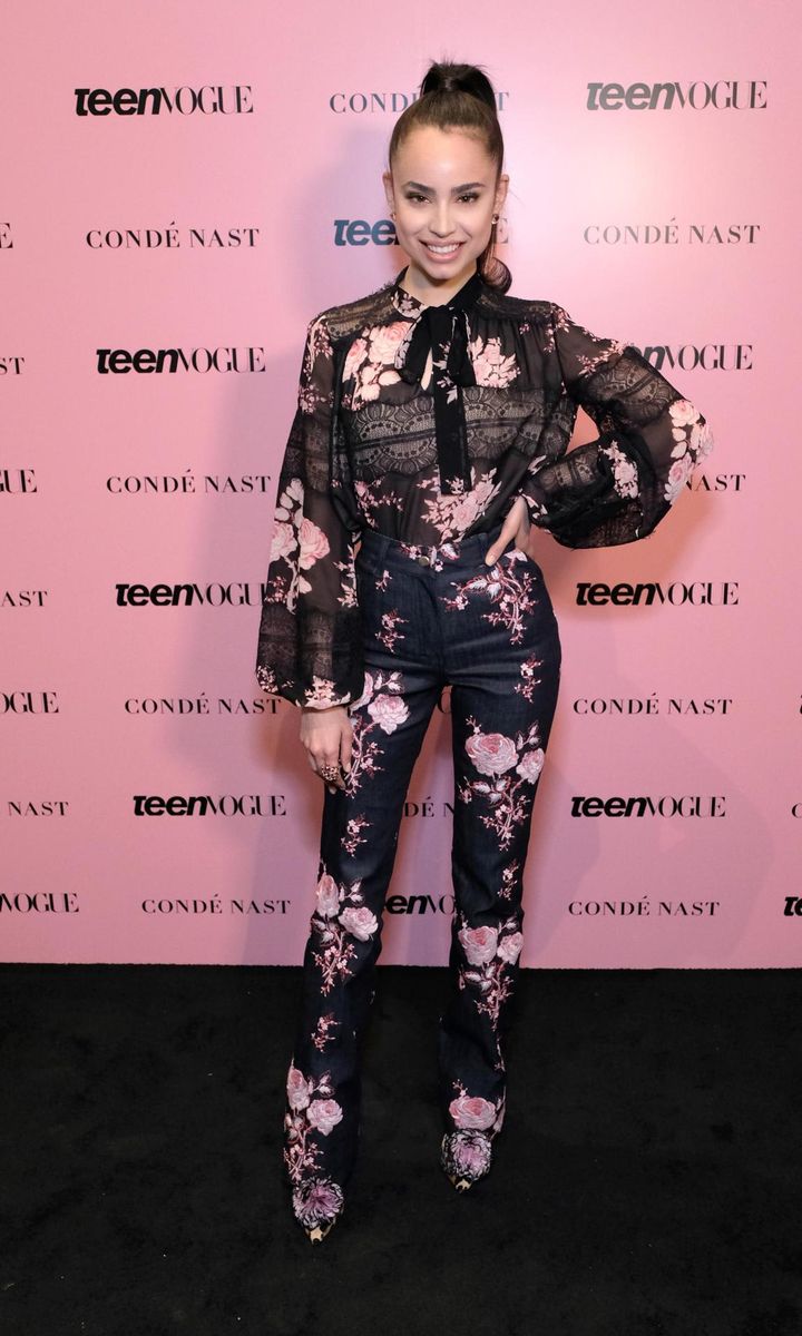 Sofia Carson made a stylish appearance at the summit.