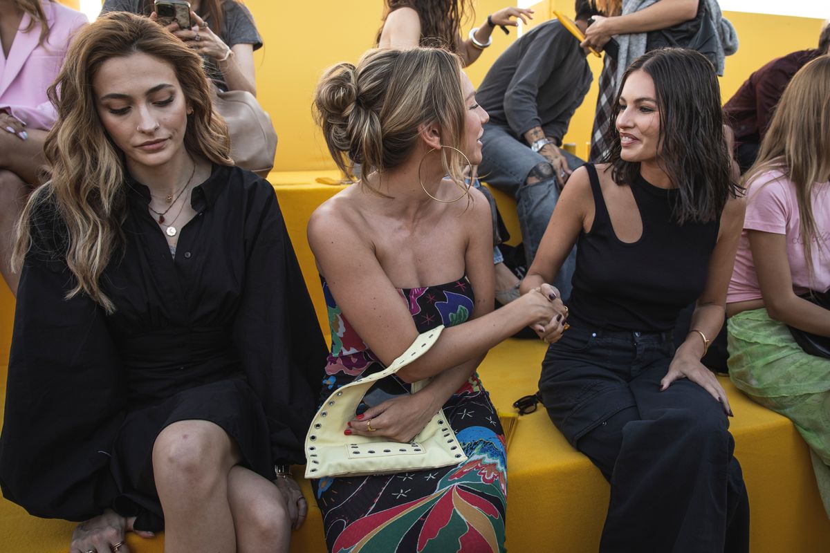 Paris Jackson, Ester Exposito at the Desigual Fashion Show on June 06, 2024 