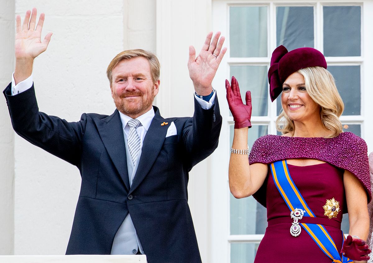 King Willem-Alexander of The Netherlands and Queen Maxima of The Netherlands during Prinsjesdag 2019.