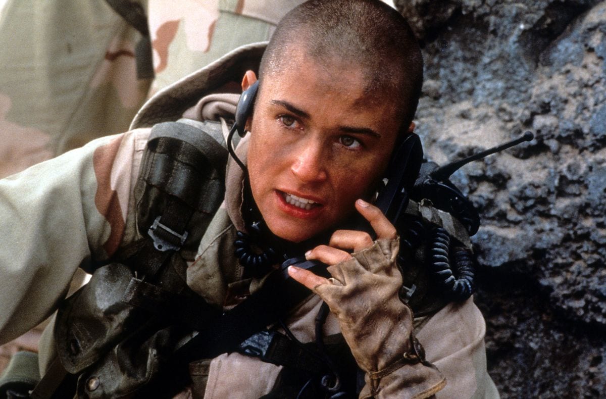 Demi Moore starred in 'G.I. Jane,' playing a woman undergoing Navy SEAL training