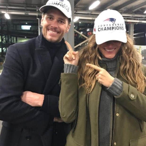 Gisele and Tom celebrated the New England Patriots making it to Super Bowl LI.
Photo: Instagram/@gisele