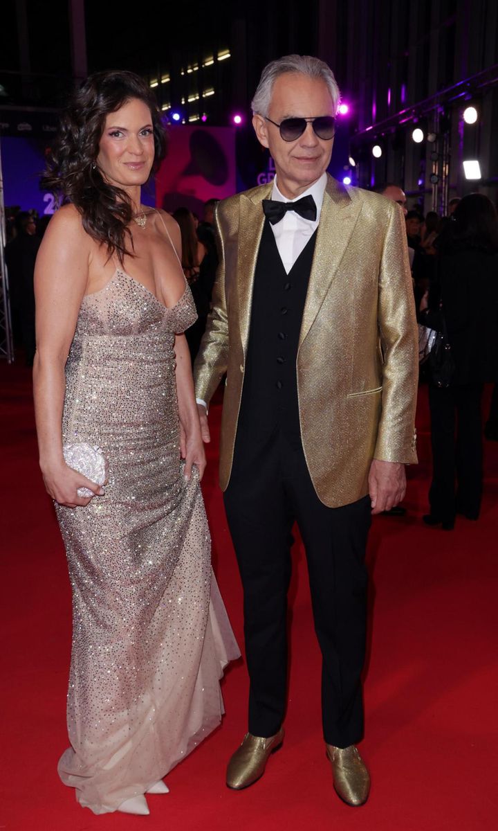 Andrea Bocelli y Veronica Berti