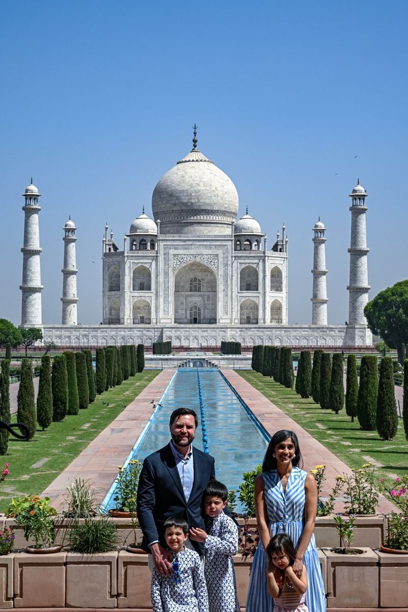 Usha Vance and family