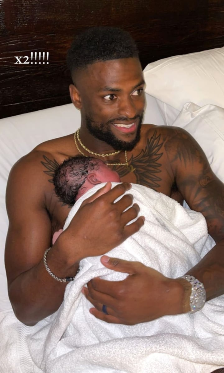 Rams player Van Jefferson welcomes second baby