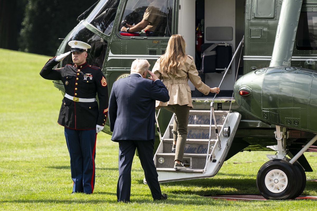After the Texas stop, the Trumps are expected to travel to Bedminster, New Jersey