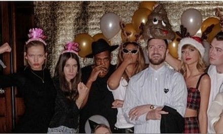 Celebrating the big 2-5 with Justin, Jay Z, Beyonce, Karlie and Sam Smith.
