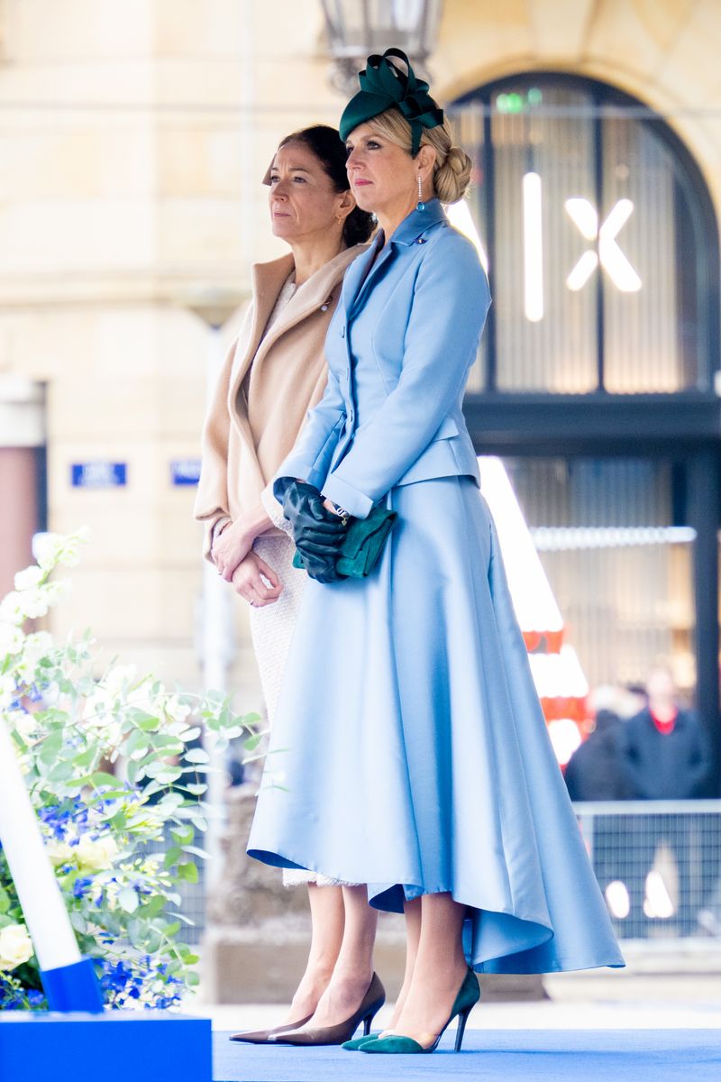 Queen Maxima brought out aquamarines once owned by Queen Juliana