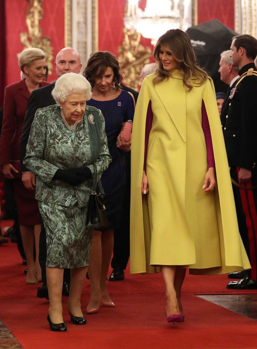The first lady (pictured with the Queen in 2019) will visit the late monarch's tomb during her and the president's second state visit to the UK