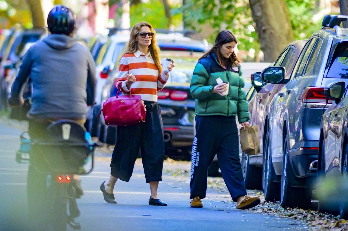 Through the years: Katie Holmes and Suri have remained inseparable since their move to New York City following the 2012 split
