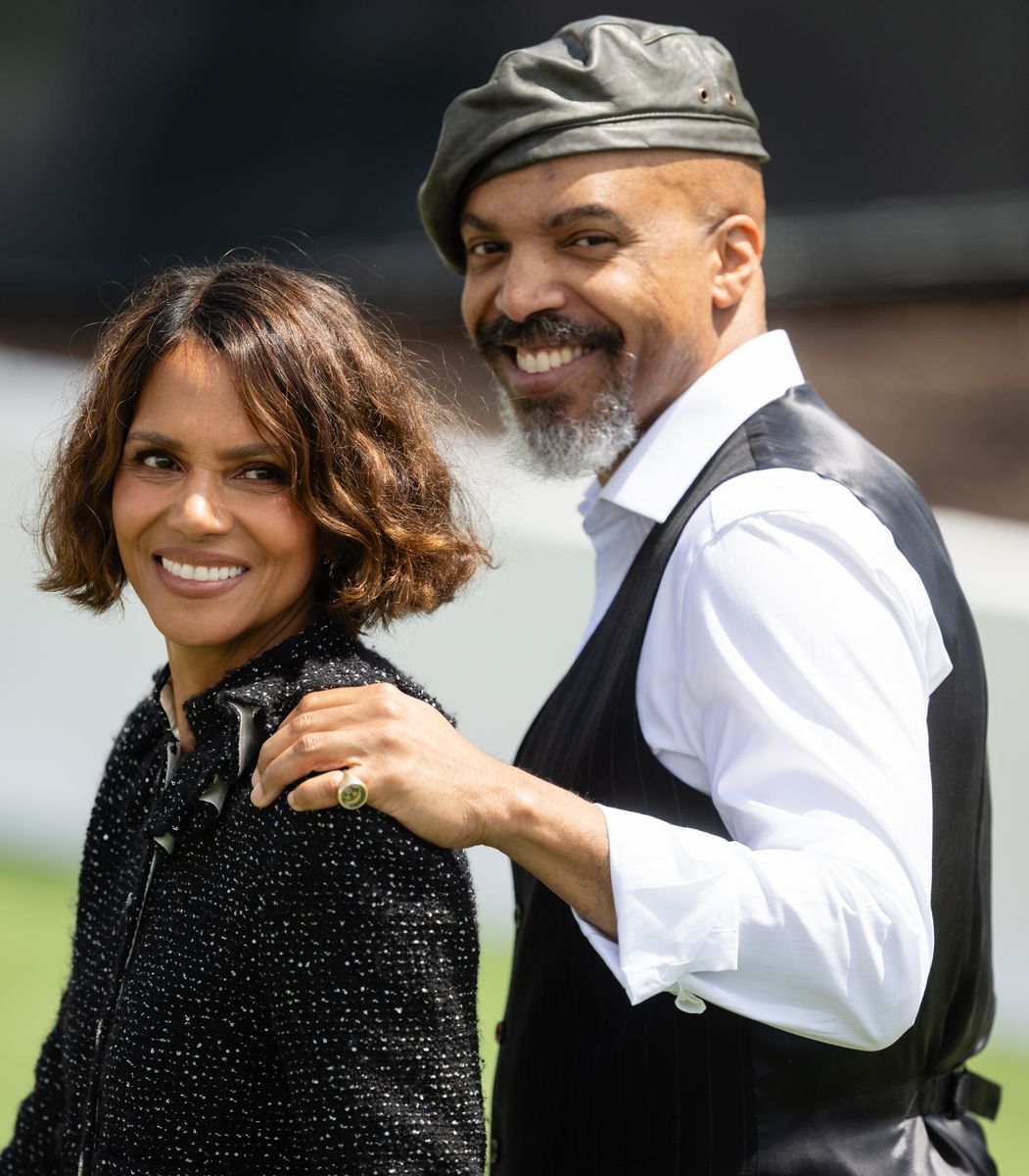 Halle Berry and Van Hunt during the Jury photocall at the 78th annual Cannes Film Festival at  on May 13, 2025 in Cannes, France.