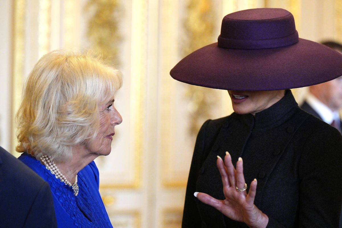 Queen Camilla and Melania Trump 