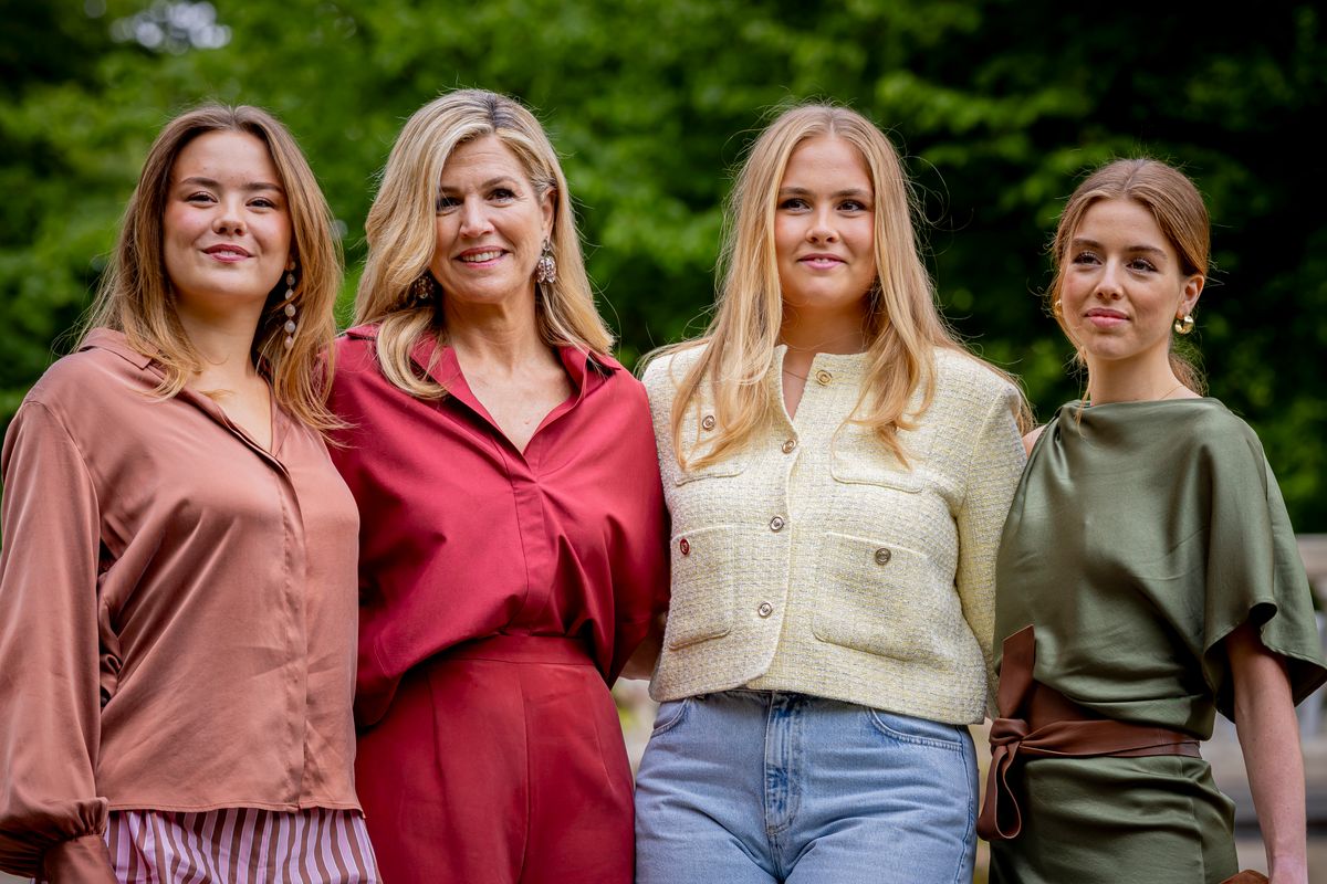 Princess Ariane of The Netherlands, Queen Maxima of The Netherlands, Princess Amalia of The Netherlands and Princess Alexia 