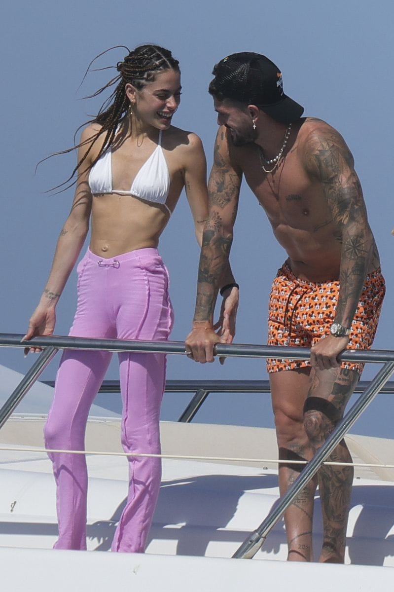 TIni Stoessel and Rodrigo De Paul enjoyed a vacation in Ibiza after confirming their romance in 2022.