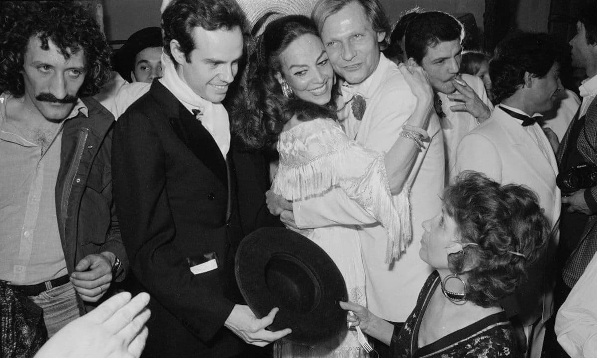 Fabrice Emaer et Maria Felix au Palace en 1981