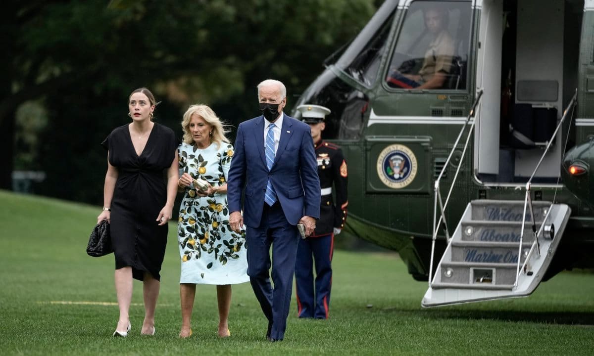 President Biden Returns To The White House After Weekend In Delaware