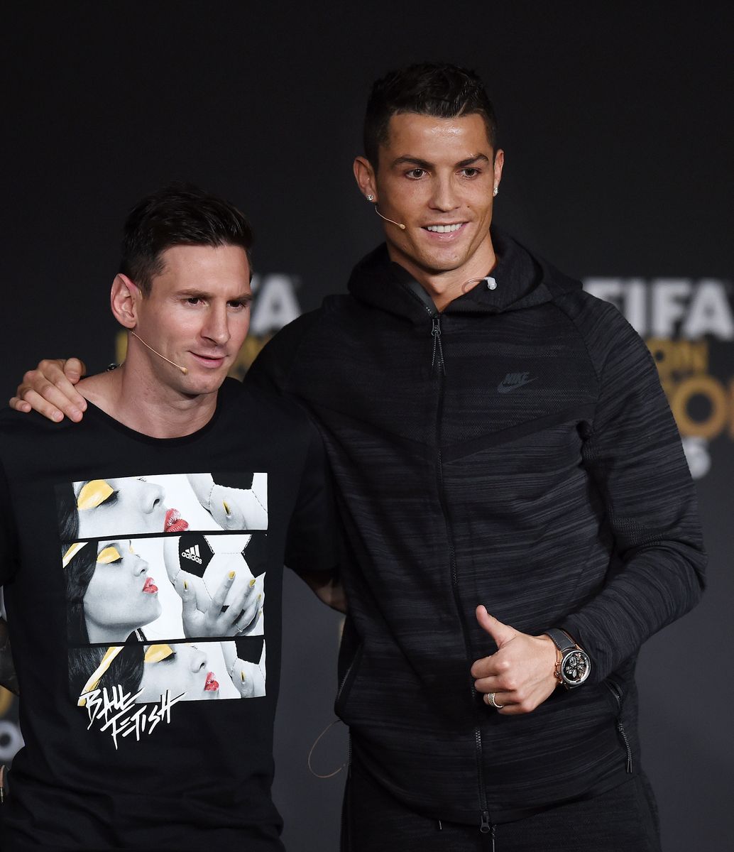 Lionel Messi and Cristiano Ronaldo