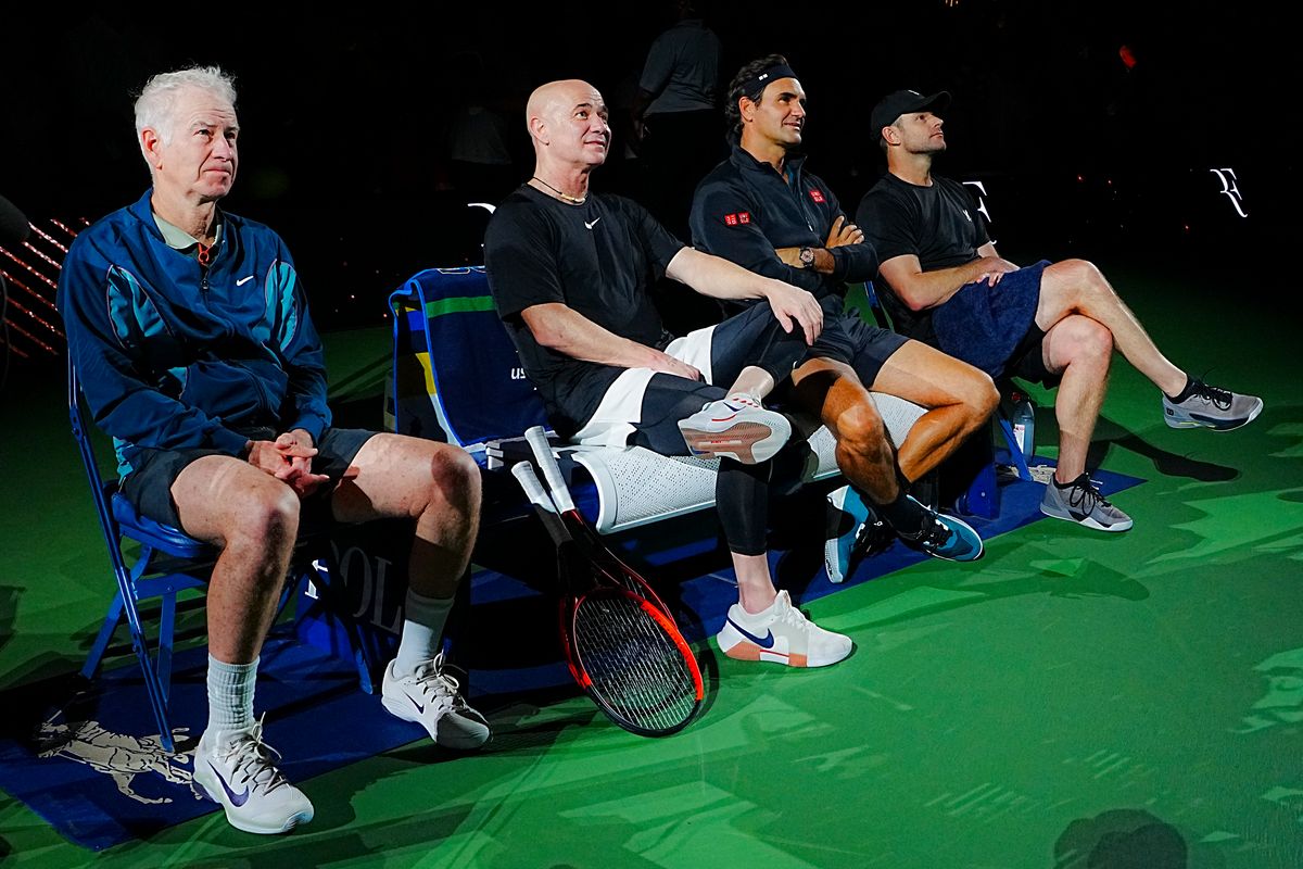 Roger Federer reflected on his longtime connection to New York after returning to the US Open court.