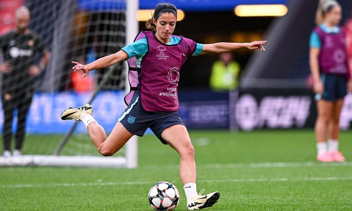 FC Barcelona Training Session and Press Conference   UEFA Women's Champions League Final 2024