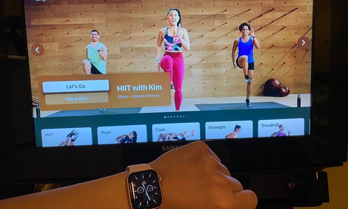 Apple Fitness+ app and Apple Watch
