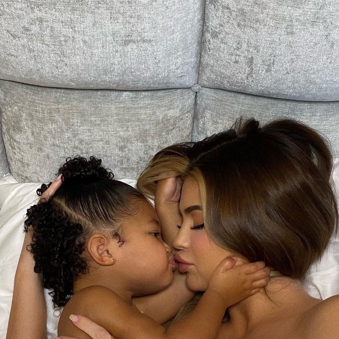 kylie jenner, stormi webster