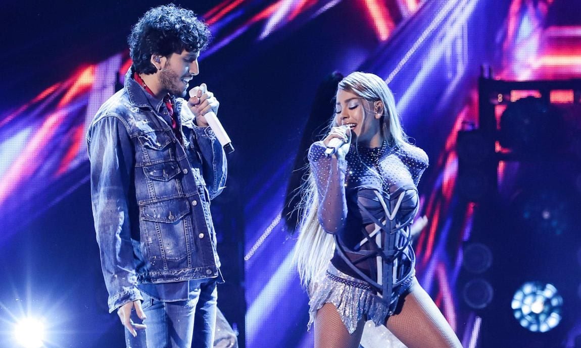 Sebastian Yatra, Danna Paola and Calid y El Dandee. #PremiosJuventud #PJMoments
