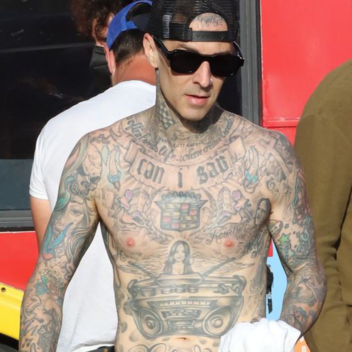 Travis Barker's new tattoo