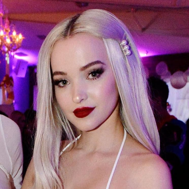 Dove Cameron pearl hair barrettes