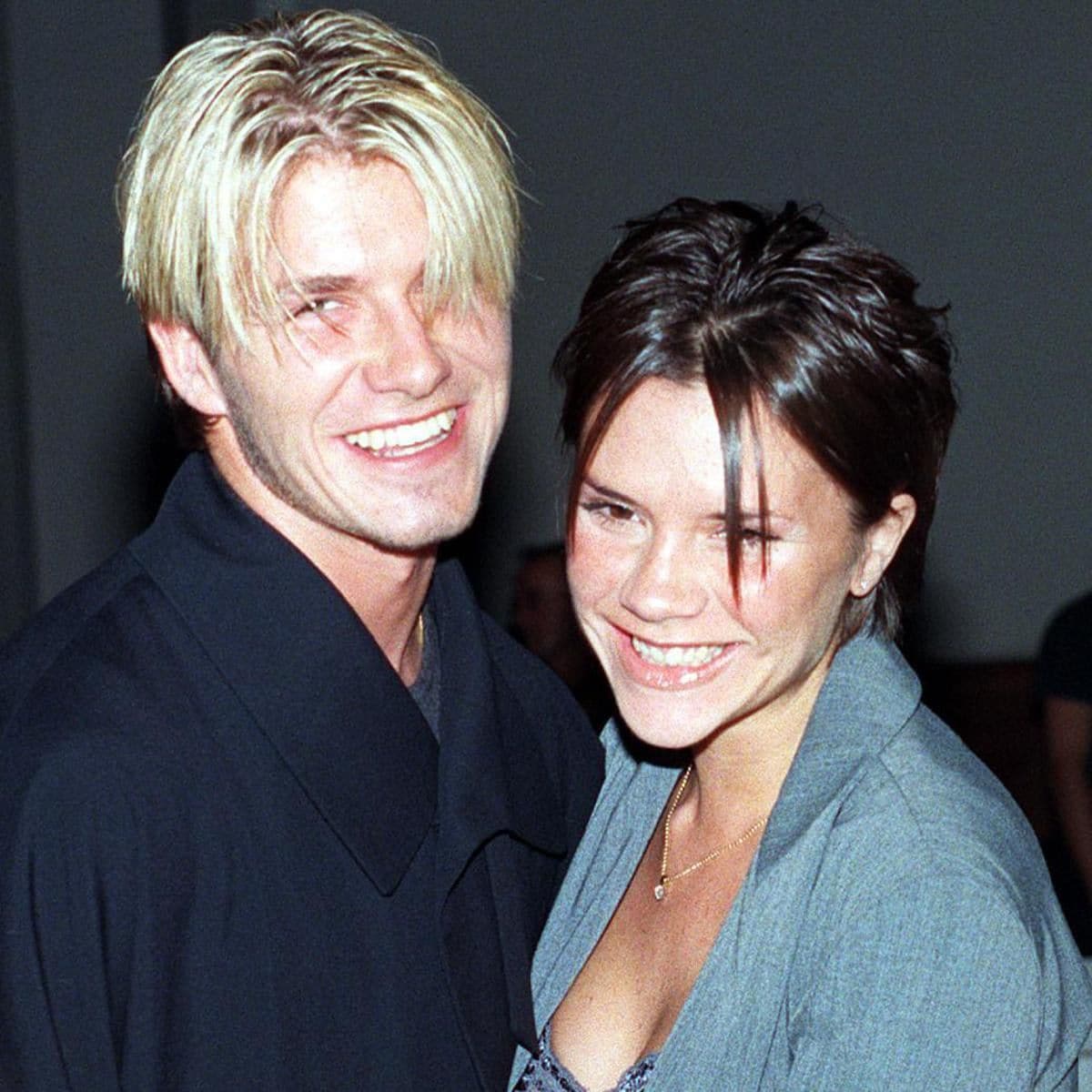 Antonio Berardi Fashion Show   David Beckham and Victoria Adams   London