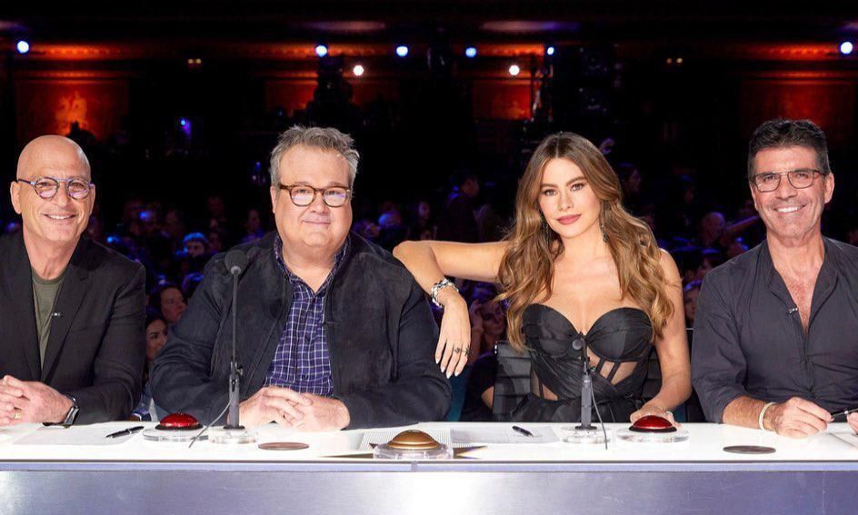 Sofia Vergara and Eric Stonestreet America's Got Talent