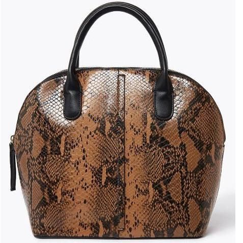 Animal Print Half Moon Tote Bag de Marks and Spencer