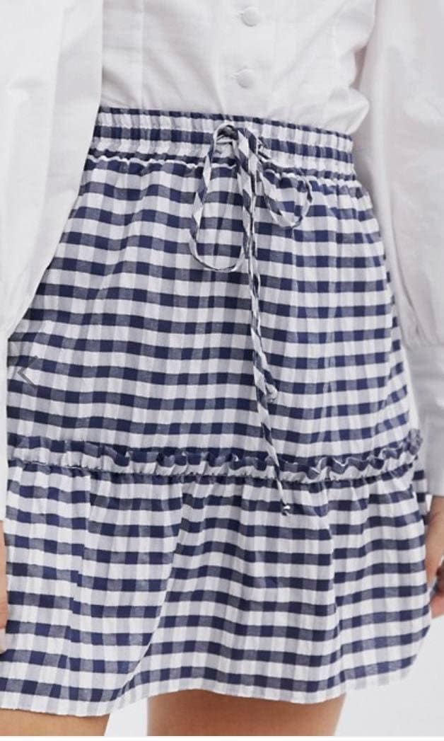 Gingham skirt