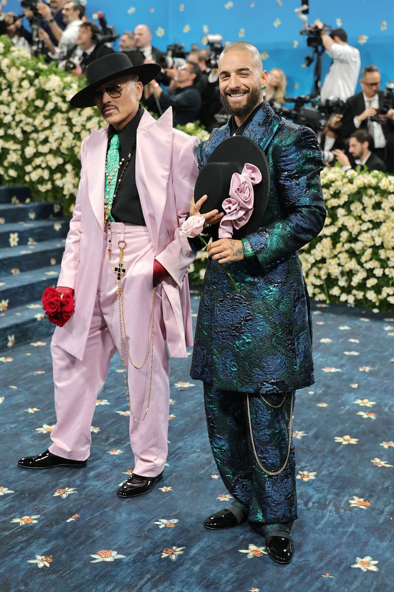Willy Chavarria and Maluma attend the 2025 Met Gala 