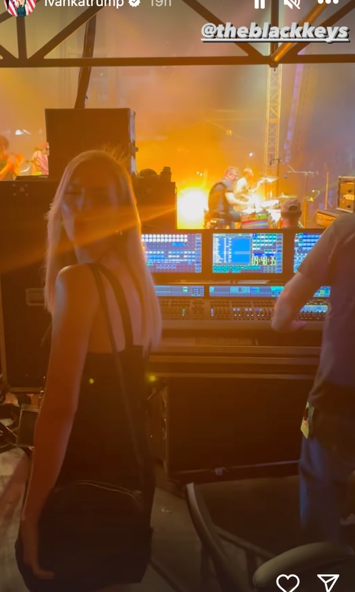 Ivanka Trump at The Black Keys concert