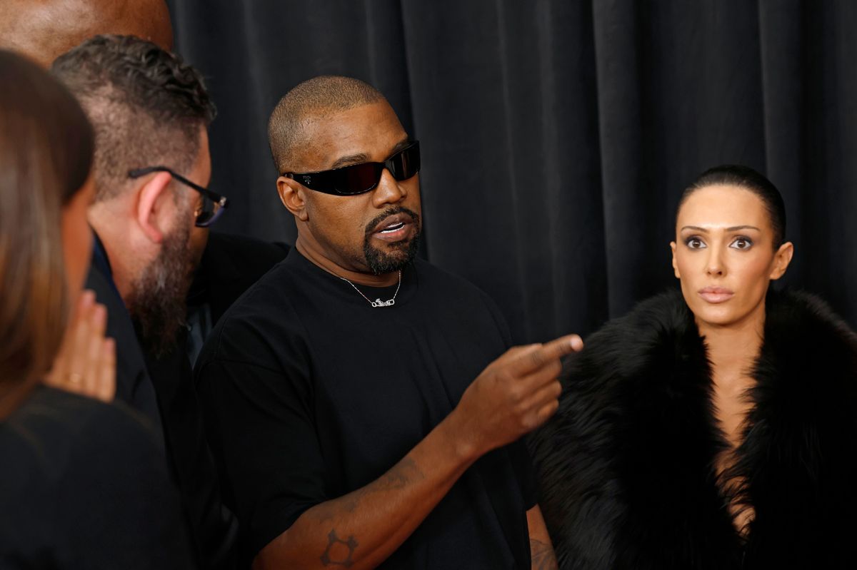 Kanye West and Bianca Censori 