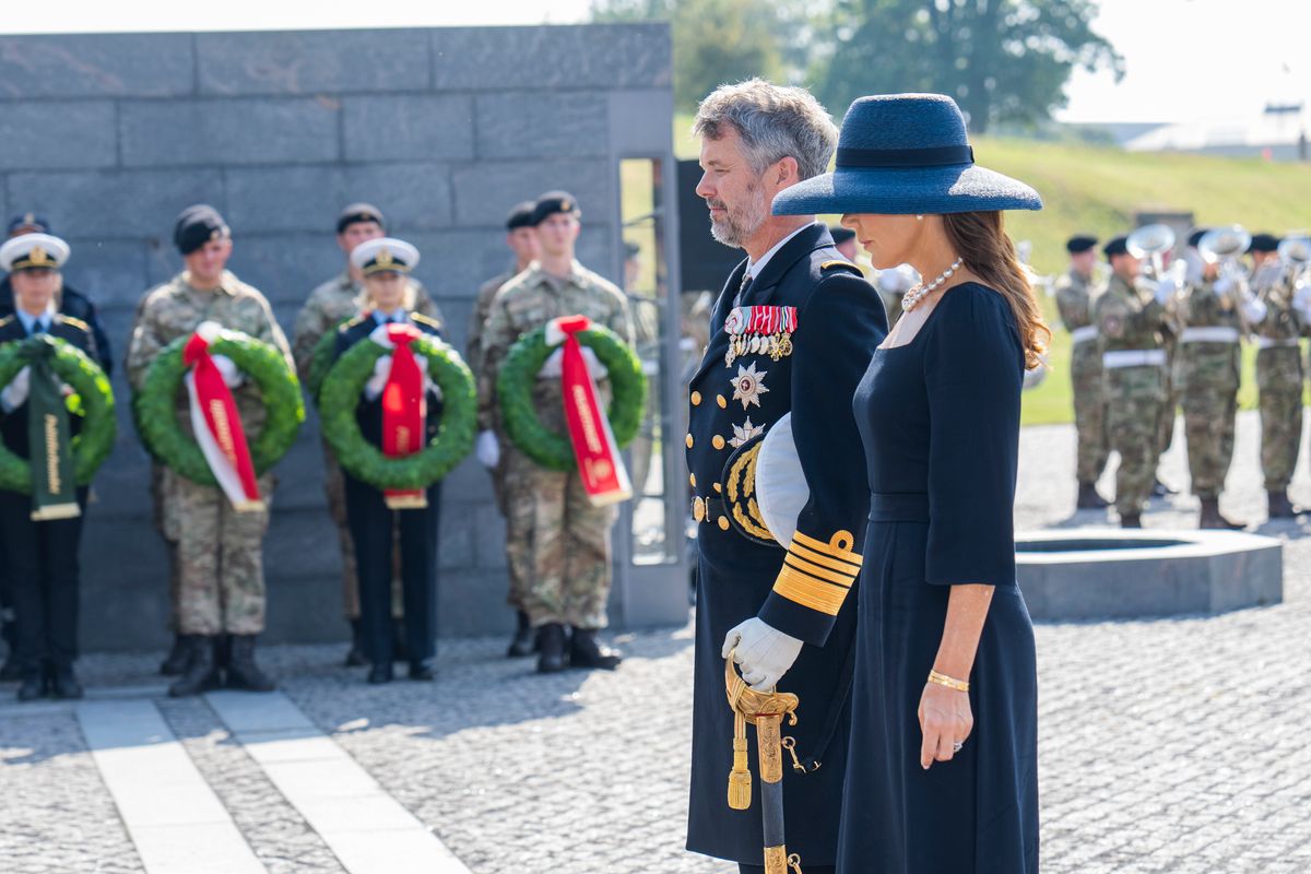 Frederik and Mary of Denmark during one of their royal engagements.