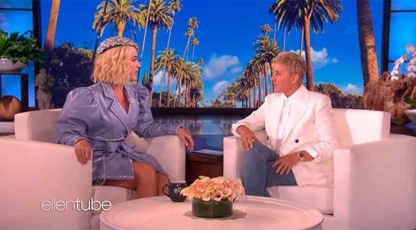 Katy Perry and Ellen Degeneres