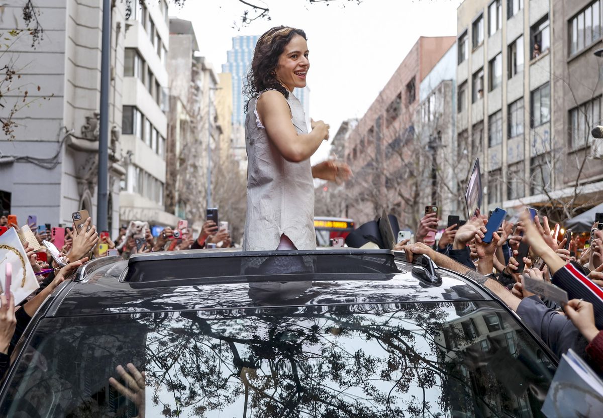 Rosalía receives a hero's welcome in Chile after Argentina World Cup controversy