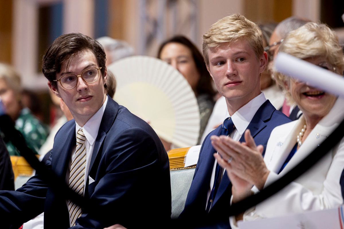 Prince Gabriel of Luxembourg and Prince Noah of Luxembourg