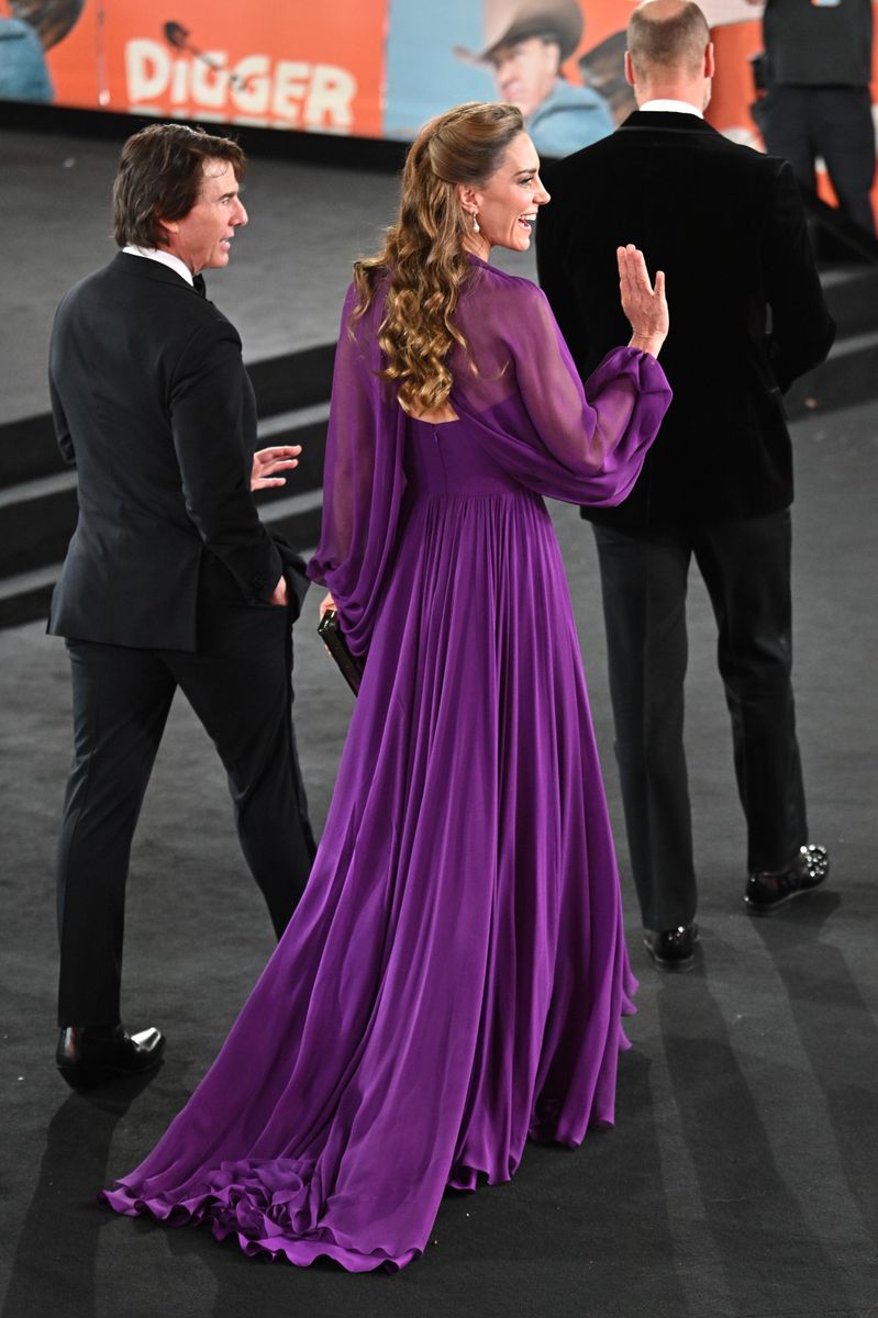 Catherine, Princess of Wales had a long train.