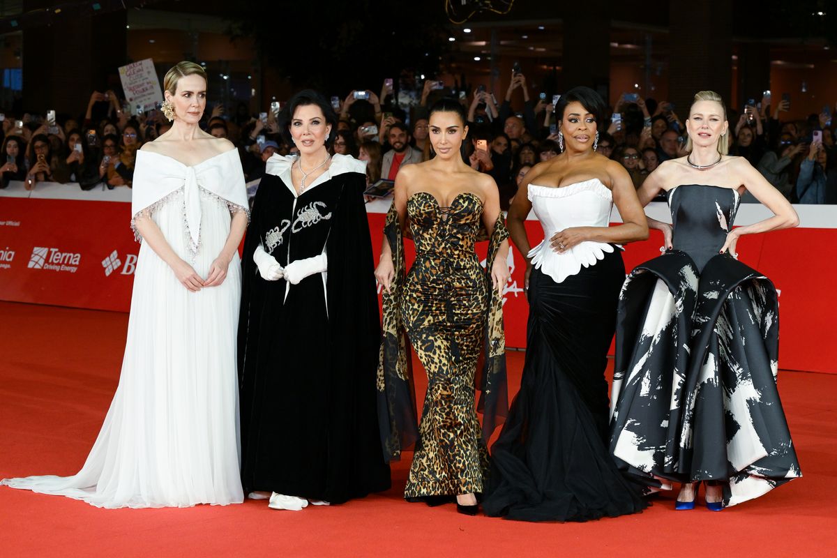 American actress Sarah Paulson, American media personality Kris Jenner, American actresses Kim Kardashian and Niecy Nash-Betts , British actress Naomi Watts at Rome Film Fest 2026, All's Fair Red Carpet, Rome (Italy), October 24th, 2026 (Photo by Marilla Sicilia/Archivio Marilla Sicilia/Mondadori Portfolio via Getty Images)