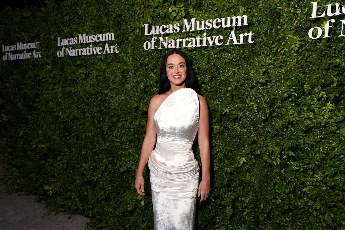 Katy Perry attends the Lucas Museum of Narrative Art Opening Night at Lucas Museum of Narrative Art