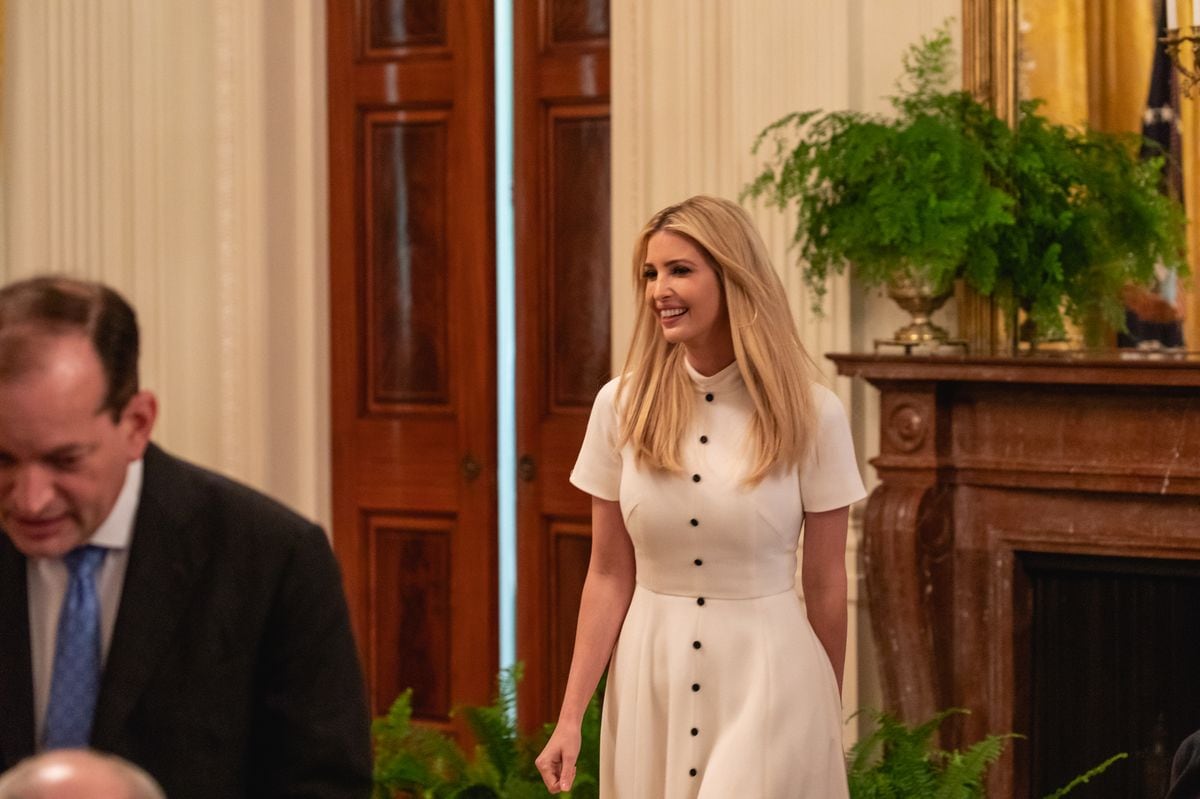Ivanka Trump,  celebrating the tax cut plan in the East Room of the White House in Washington, D.C., June 29, 2018. 