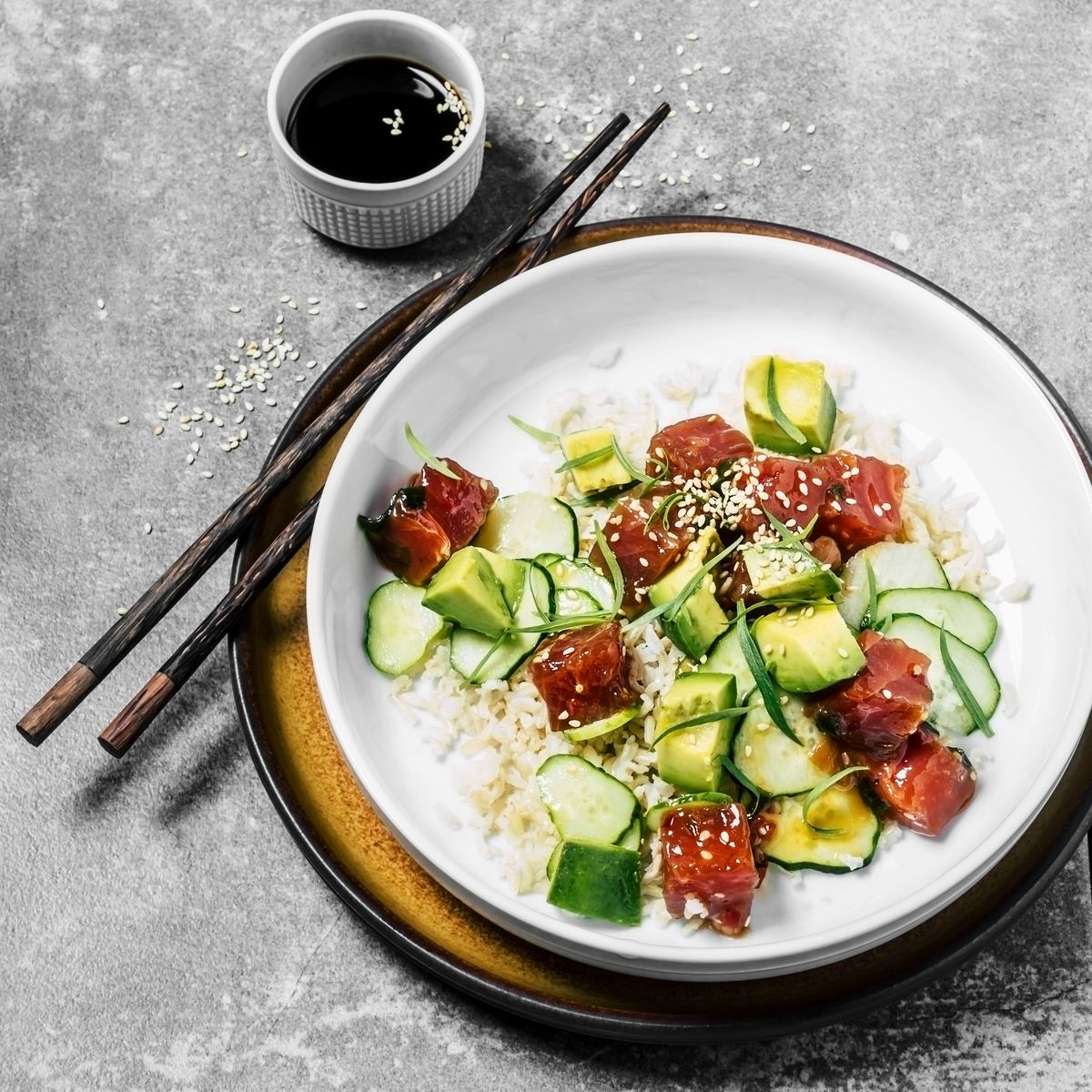 Sushi inspired bowl