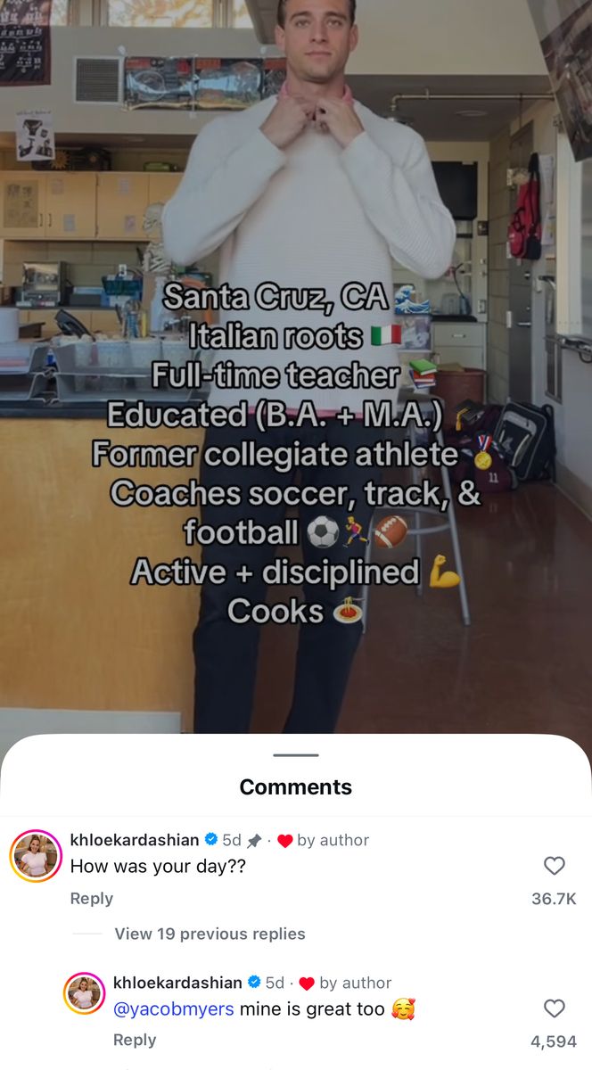 Koko's flirty comment