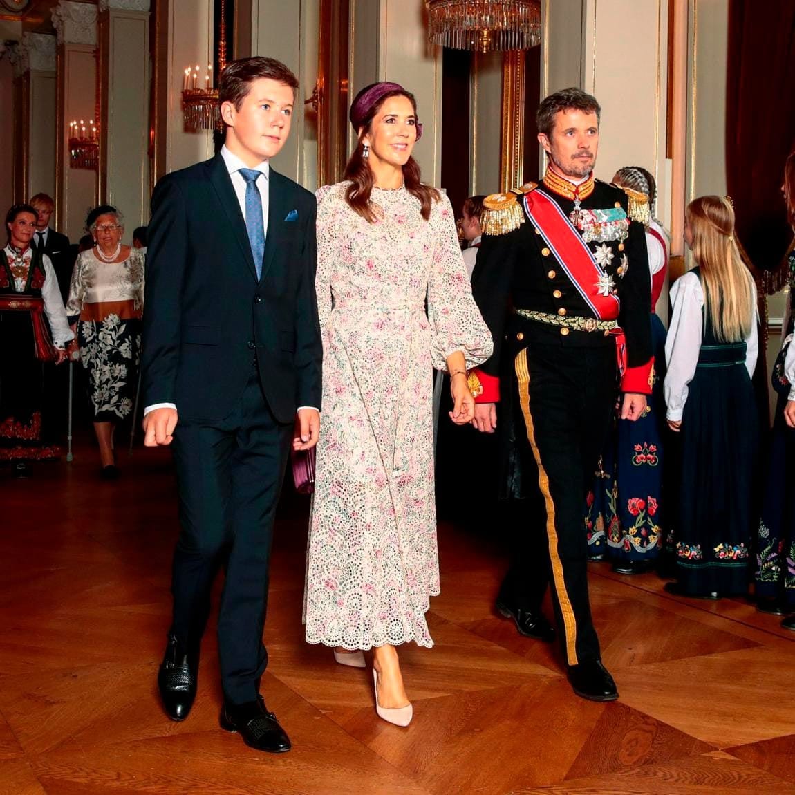 Danish royals at Norway confirmation