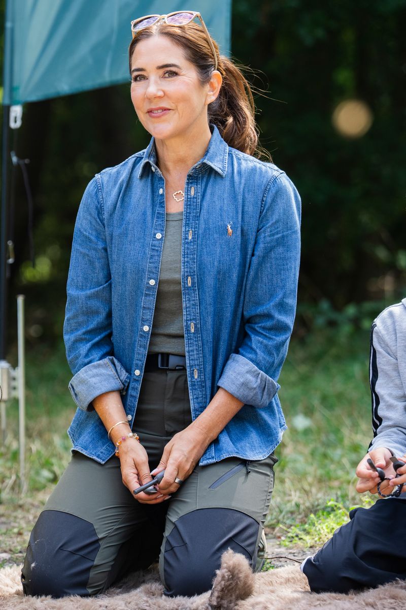 Queen Mary of Denmark sported a denim look during the official opening of Nature Week 2025