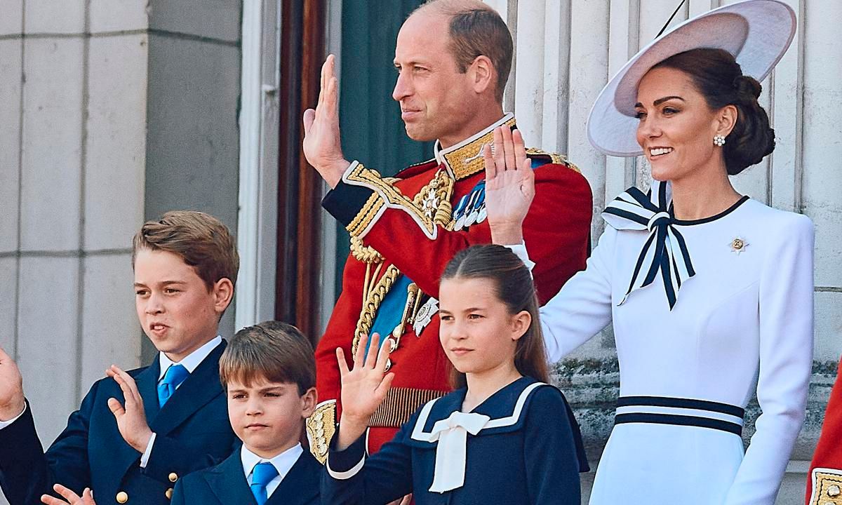 Prince George, Princess Charlotte and Prince Louis share message for dad Prince William
