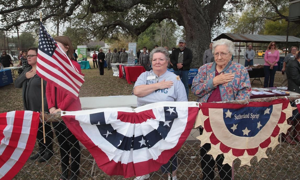 Sutherland Springs Community Marks Veterans Day