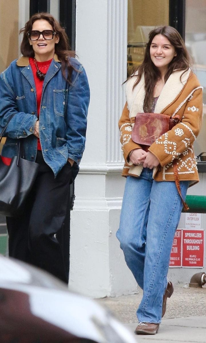 Suri Cruise and Katie Holmes
