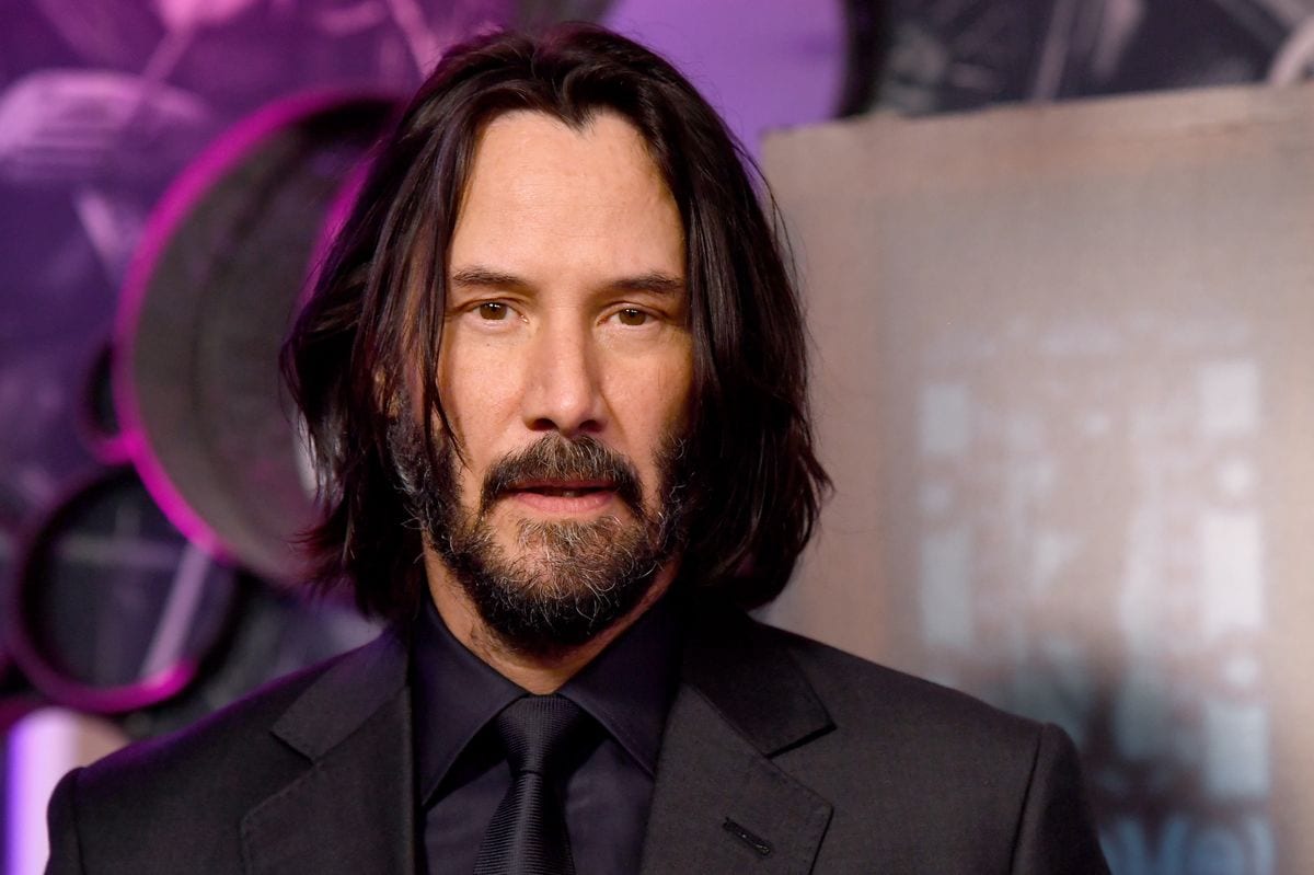 Keanu Reeves attends the John Wick special screenings at Ham Yard Hotel on May 03, 2019 in London, England. 